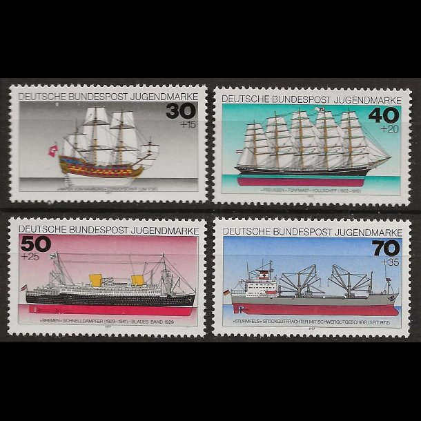 Vesttyskland Tyskland AFA nr. 1887-1890