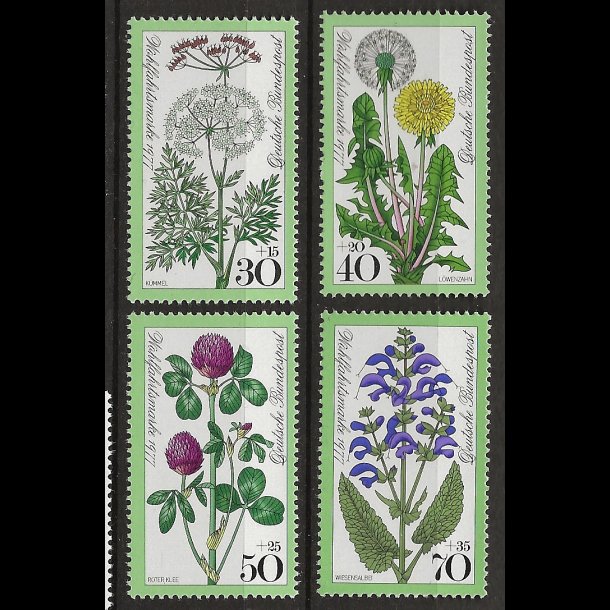 Vesttyskland Tyskland AFA nr. 1906-1909