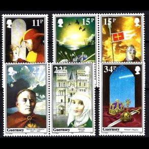 Guernsey postfrisk AFA 392-397