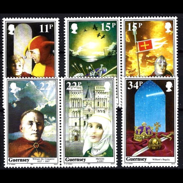 Guernsey postfrisk AFA 392-397