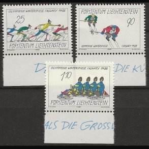 Liechtenstein postfrisk AFA nr. 926-928