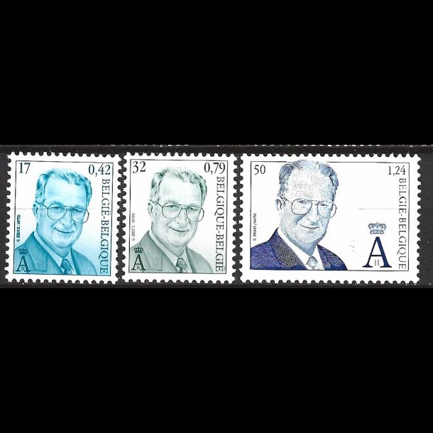 Belgien postfrisk AFA 2962+3021+3023