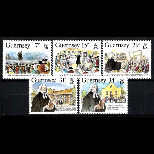 Guernsey postfrisk AFA 398-402