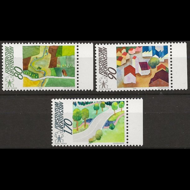 Liechtenstein postfrisk AFA nr. 929-931