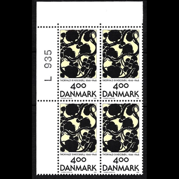 Danmark postfrisk marginalblok L935