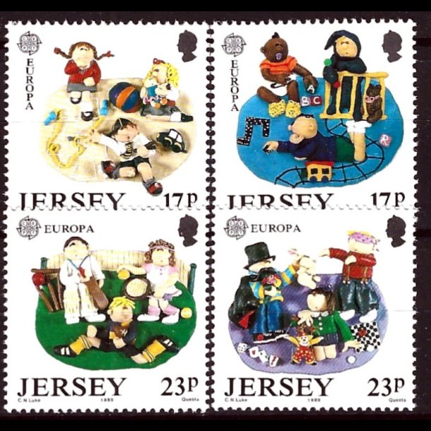 Jersey postfrisk AFA 453-456