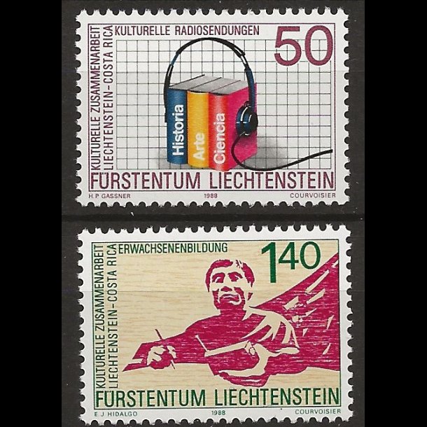 Liechtenstein postfrisk AFA nr. 934-935