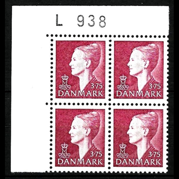 Danmark postfrisk marginalblok L938