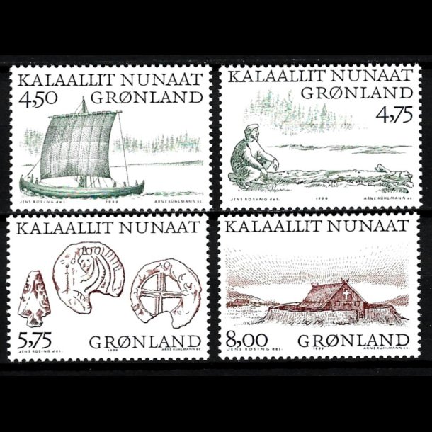 Grnland postfrisk AFA 344-347