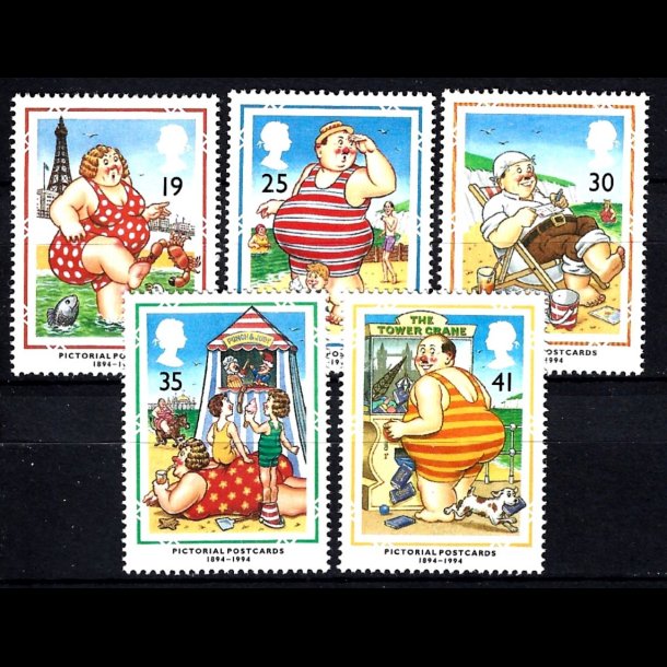 England postfrisk AFA 1665-1669