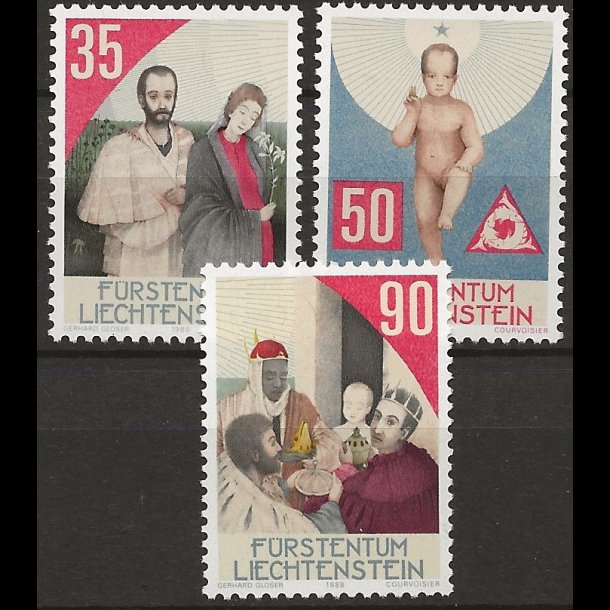 Liechtenstein postfrisk AFA nr. 947-949