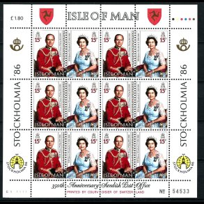 �en Man postfrisk AFA 308-309 ark