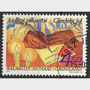 Gr�nland stemplet AFA 350