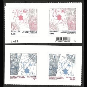 Danmark parstykker postfrisk AFA 1760-1761 s11