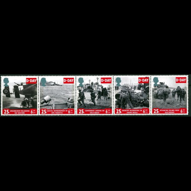 England postfrisk AFA 1674-1678 femstribe