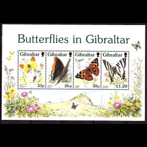 Gibraltar postfrisk AFA 792-795 miniark
