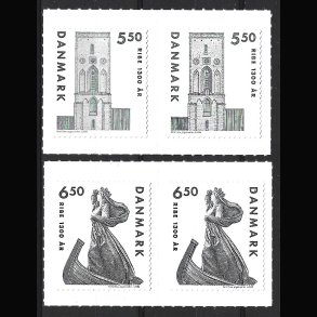 Danmark parstykker postfrisk AFA 1614E-1615E s11