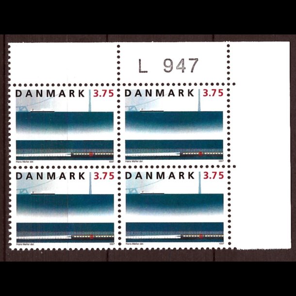 Danmark postfrisk marginalblok L947