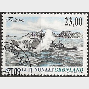 Gr�nland stemplet AFA 452-1