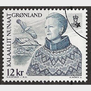 Gr�nland stemplet AFA 378