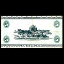 Danmark 5-kroner 1959-C1 Sieg 129 kval. 1+/VF