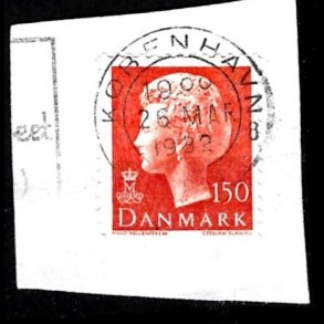 Brevklip m/bystempel K�benhavn - 242