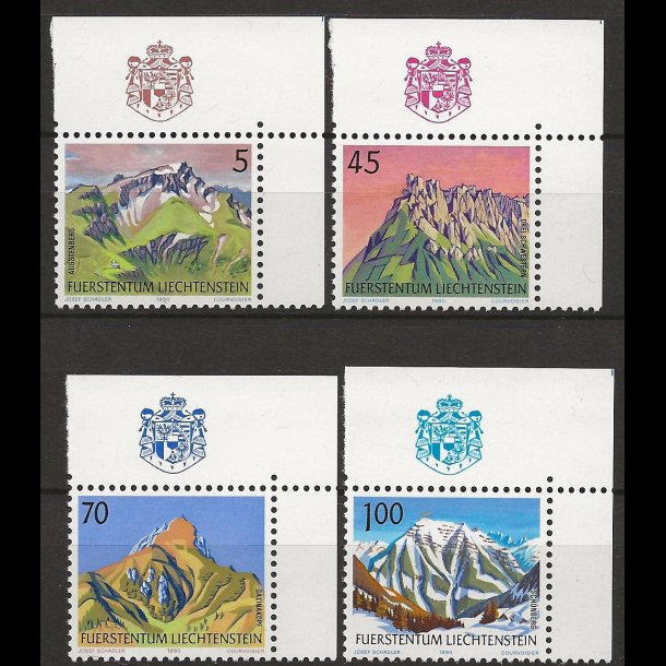 Liechtenstein postfrisk AFA nr. 980-983