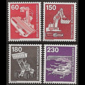 Vesttyskland Tyskland AFA nr. 1943-1947