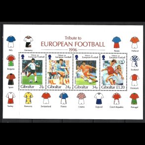 Gibraltar postfrisk AFA 758-761 miniark