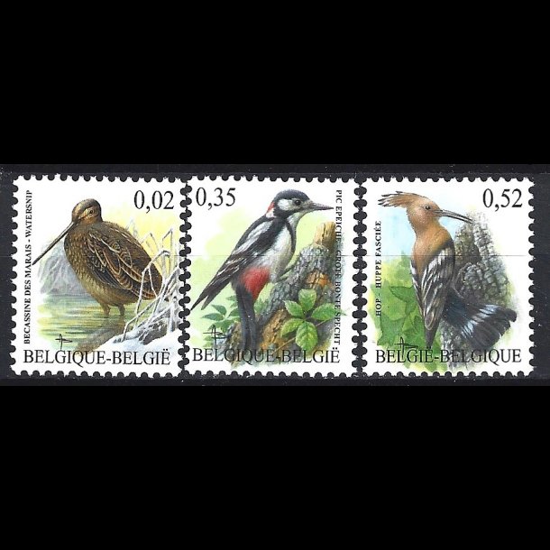 Belgien postfrisk AFA 3223+3260+3261