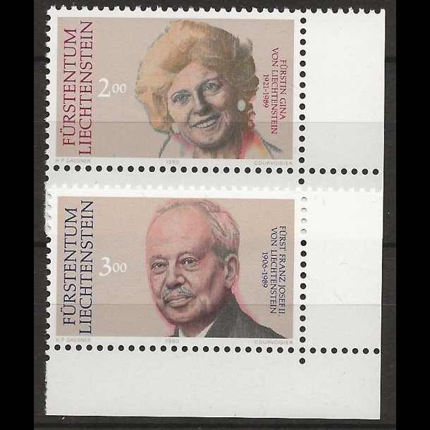 Liechtenstein postfrisk AFA nr. 978-979