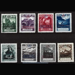 Liechtenstein AFA TJ. 1-8 ustemplet AFA 6.500,00