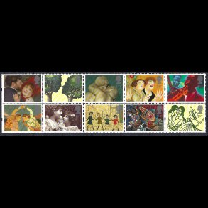 England postfrisk AFA 1717-1726 sammentryk