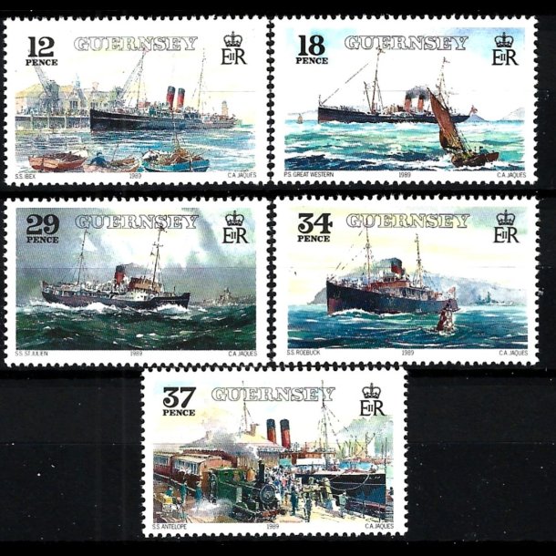 Guernsey postfrisk AFA 452-456