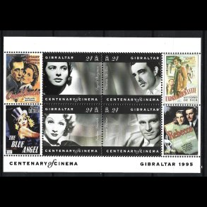 Gibraltar postfrisk AFA 740-743 miniark