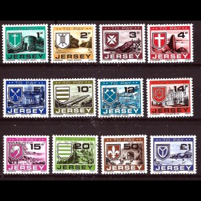 Jersey postfrisk portom�rker AFA 21-32