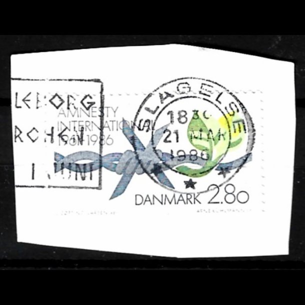 Brevklip m/bystempel Slagelse - 258