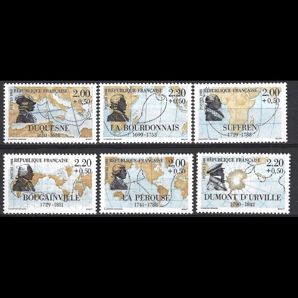 Frankrig postfrisk AFA 2740-2745