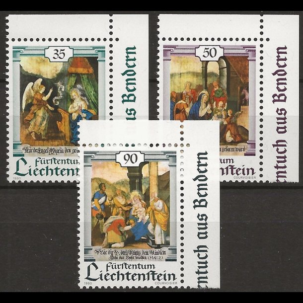 Liechtenstein postfrisk AFA nr. 994-996