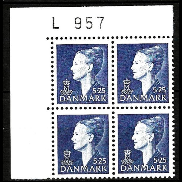 Danmark postfrisk marginalblok L957