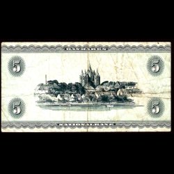 Danmark 5-kroner 1954-A4 Sieg 128 kval. 1/F