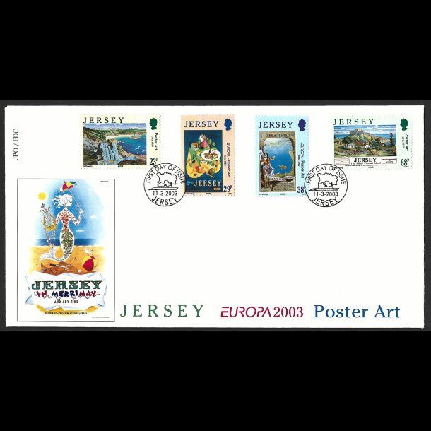 Jersey AFA 1060-1063 FDC
