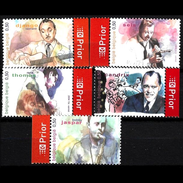 Belgien postfrisk AFA 3342-3346