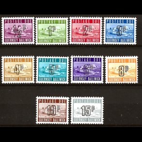 Guernsey postfrisk portom�rker AFA 8-17