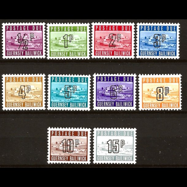 Guernsey postfrisk portom�rker AFA 8-17