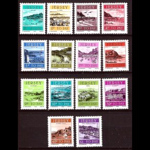 Jersey postfrisk portom�rker AFA 33-46