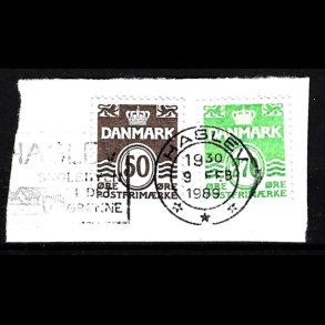 Brevklip m/bystempel Haslev - 261