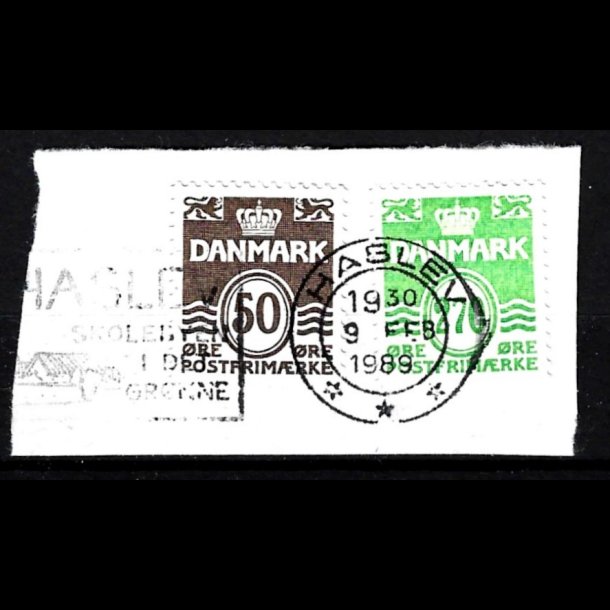 Brevklip m/bystempel Haslev - 261