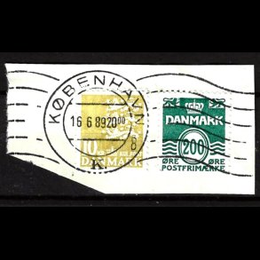 Brevklip m/bystempel K�benhavn - 267