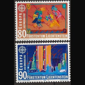 Liechtenstein postfrisk AFA nr. 1026-1027